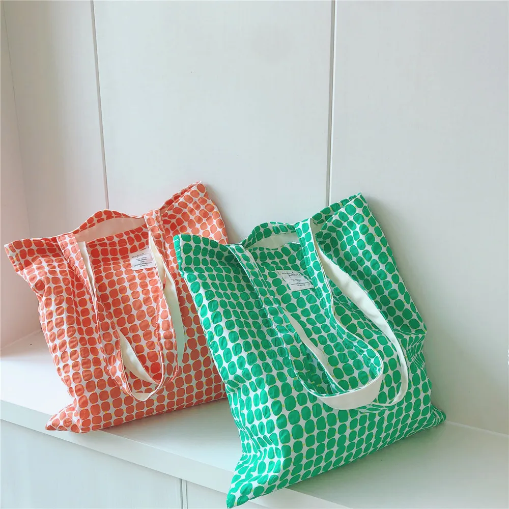 

Korea Canvas Tote Bag For Women Cotton Reusable Shopping Shoulder Commuter Bag Female Handbag Large Casual Girl Student Bookbag