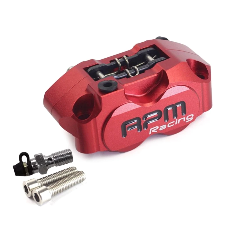 

RPM Brake Caliper Brake Pump 82mm Mounting 4 Piston Radial for Dirt Bike Modify