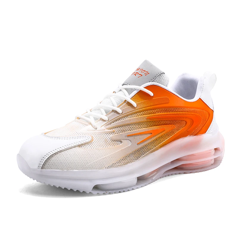 

New large air cushioned men's shoes thick-soled breathable fashionable men's vulcanized casual sports running shoes