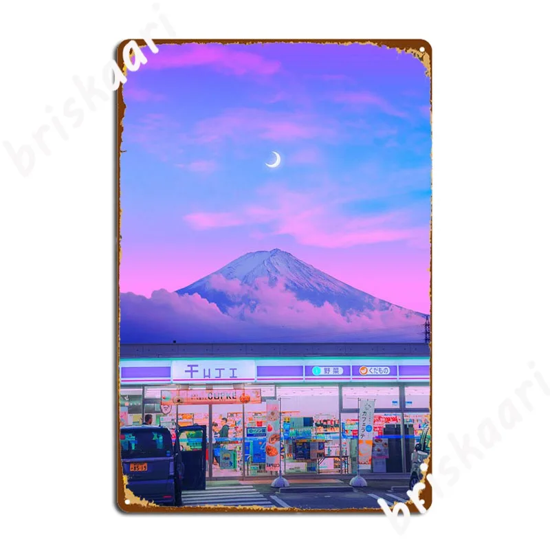 

Fuji 3 металлический знак настенная роспись пещера паб гараж украшение на заказ жестяной знак постер