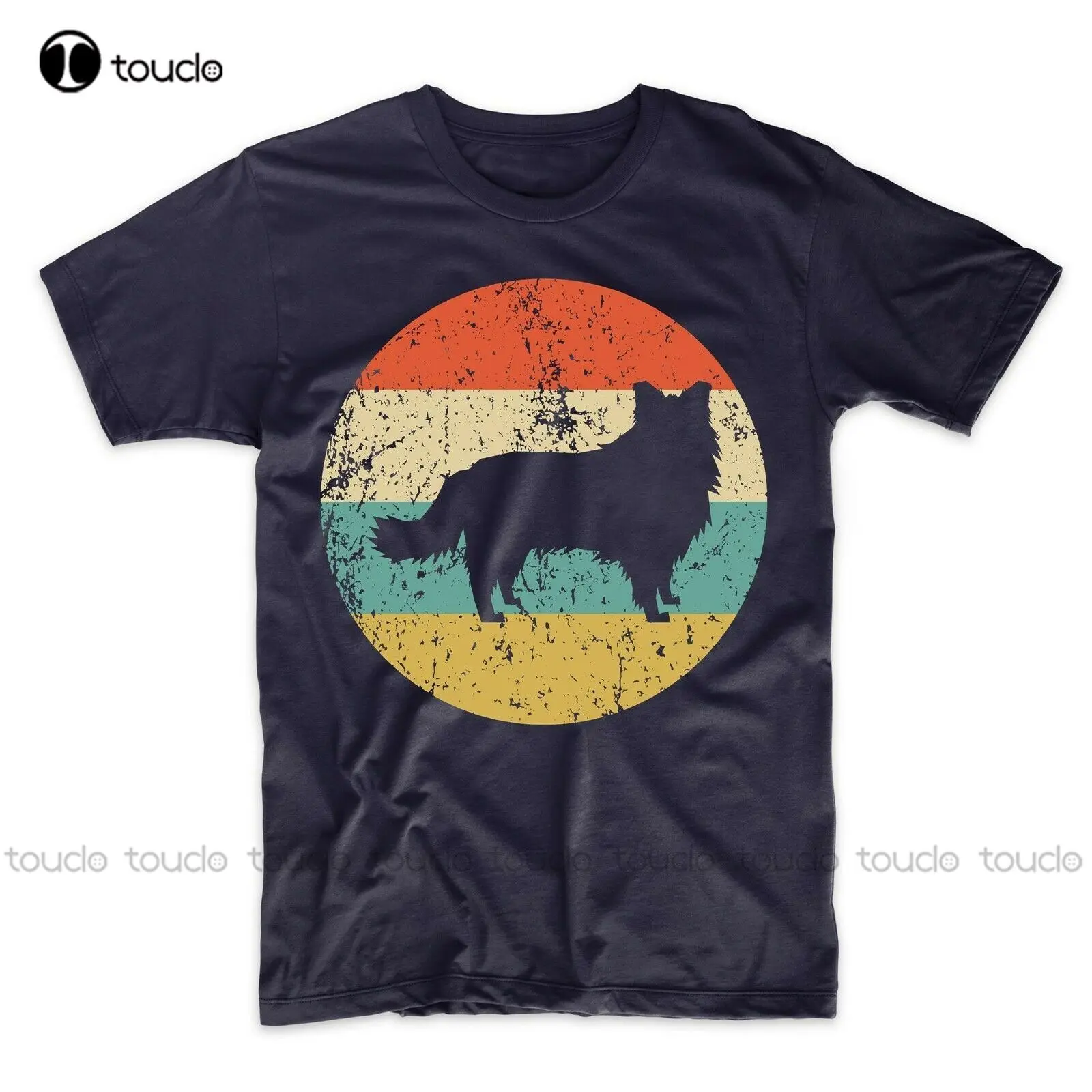 

Border Collie Shirt - Vintage Retro Border Collie Men'S T-Shirt - Dog Icon Shirt New Fashion Men Hip Hop Print Novelty T Shirt