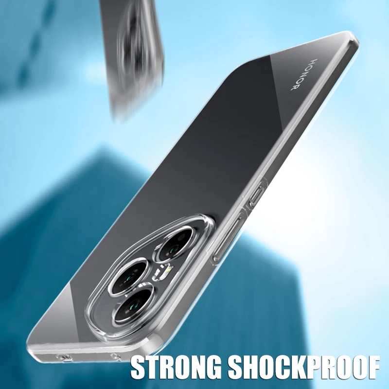 Фото Ультратонкий силиконовый мягкий чехол для Huawei Honor 400 200 90 70 50 Lite Pro, прозрачная задняя крышка, противоударный корпус Honor400 №3