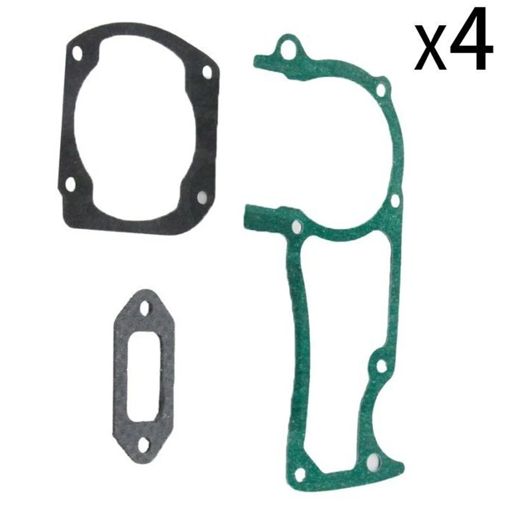 

4 комплекта, прокладки для картера для Husqvarna 362 365 371 371XP 372XP, аксессуары для сада, электроинструменты, запасные части