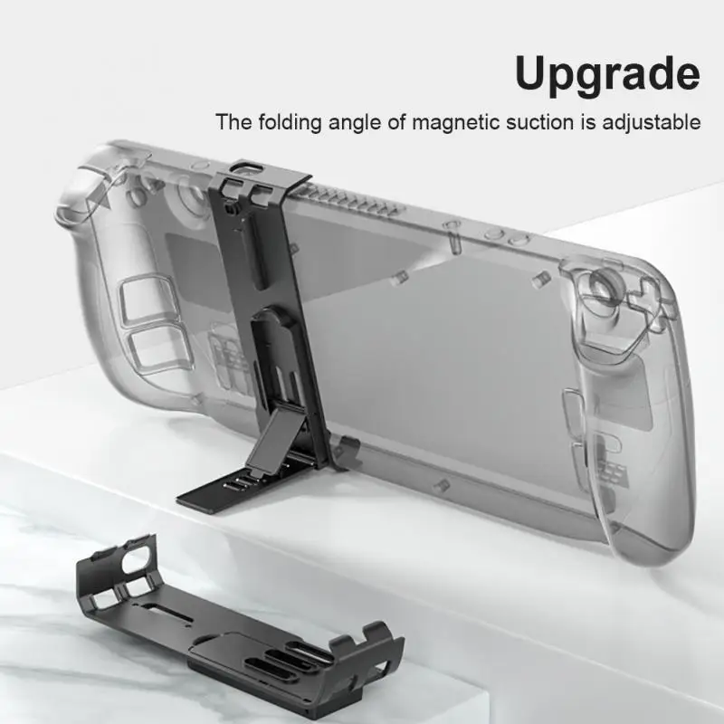 

Portable Steam Deck Bracket Lightweight SD Bracket Alloy Three-position Mobile Adjustable Holder Cable Management Clips Holder