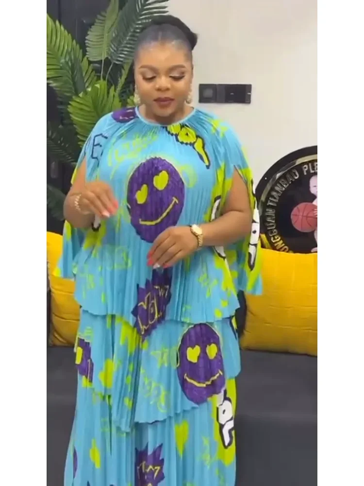 EGRM Miyake плиссированный костюм со складками модная рубашка с рукавами летучая мышь