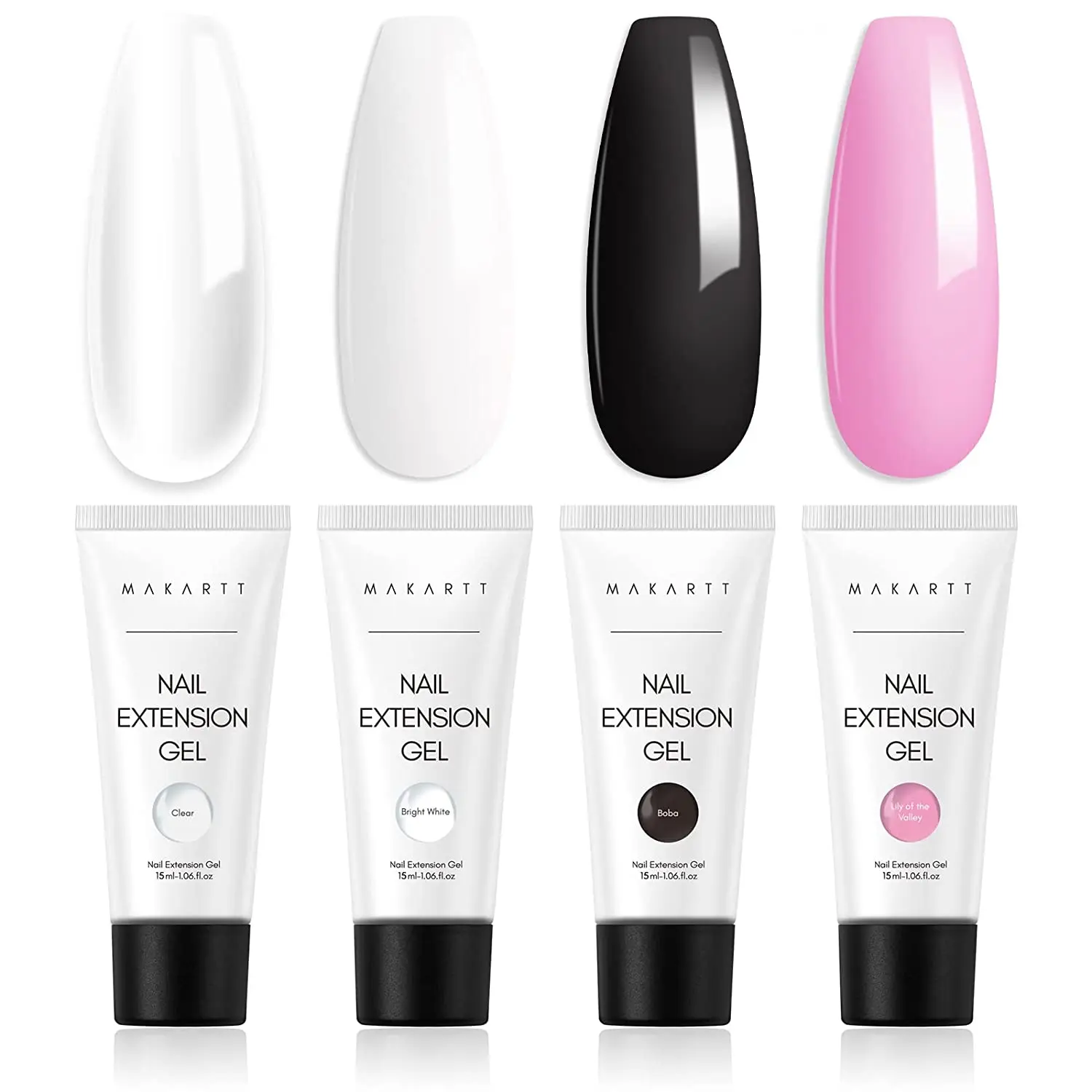 

Makartt Poly набор гелей для ногтей белый прозрачный набор для наращивания ногтей Черный Розовый 4 цвета Набор для наращивания ногтей Твердый гел...