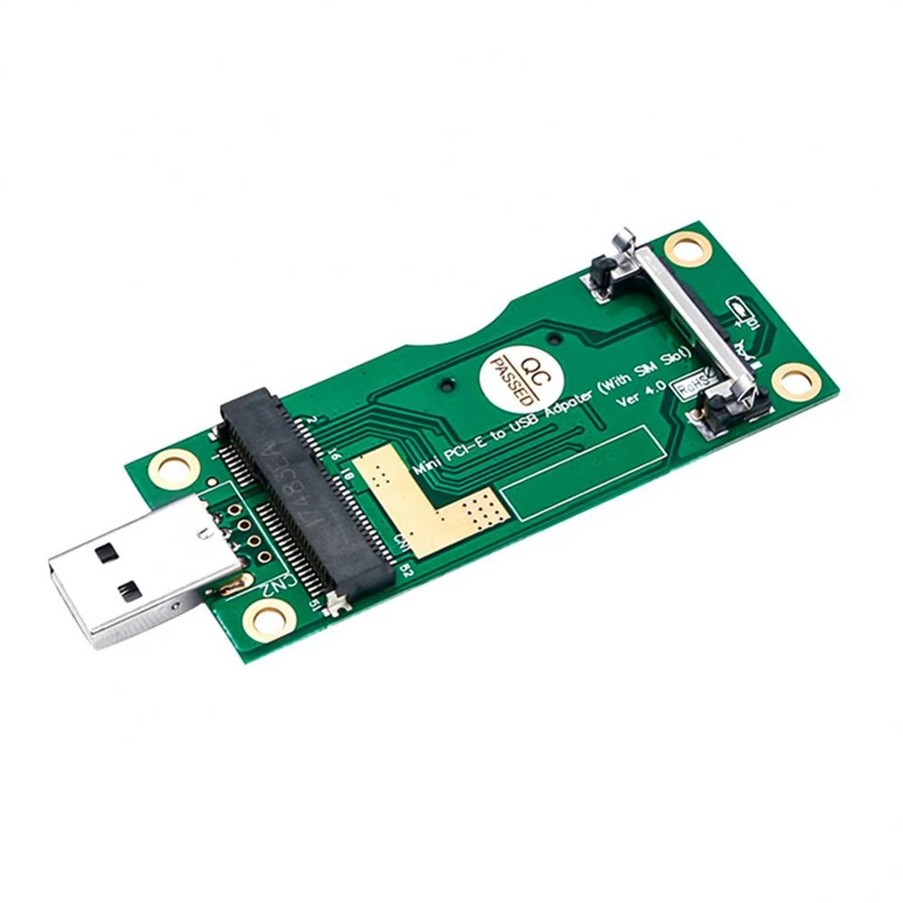 

Адаптер Mini PCI-E-USB со слотом для SIM-карты 8pin, подключи и работай для WWAN/LTE модуля для майнинга Litecoin BTC