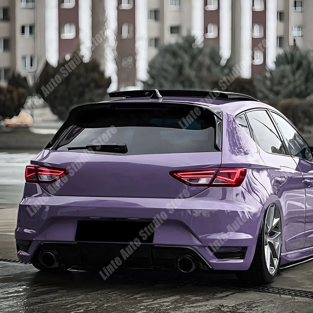 Фото Задний спойлер на крышу, верхний спойлер-крыло для Seat Leon 5F FR MK3 5-дверный 2013-2019, накладка на заднее стекло, сплиттер, тюнинг-комплект для кузова №2