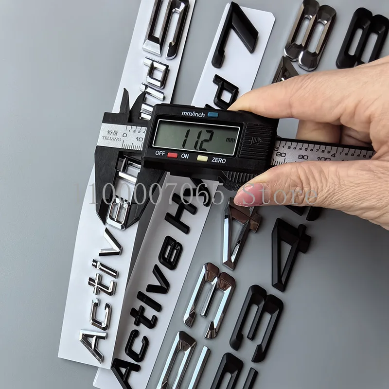 Active Hybrid 1 2 3 4 5 6 7 8 Автомобильный Стайлинг багажника буквы эмблема логотип значок