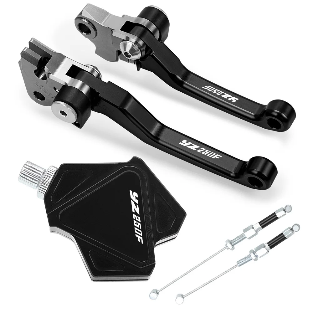 

Aluminum Dirt Bikes Stunt Clutch Pull Cable Lever Brake Clutch Levers System Set for YAMAHA YZ250F YZ 250F YZ 250 F 2007 2008