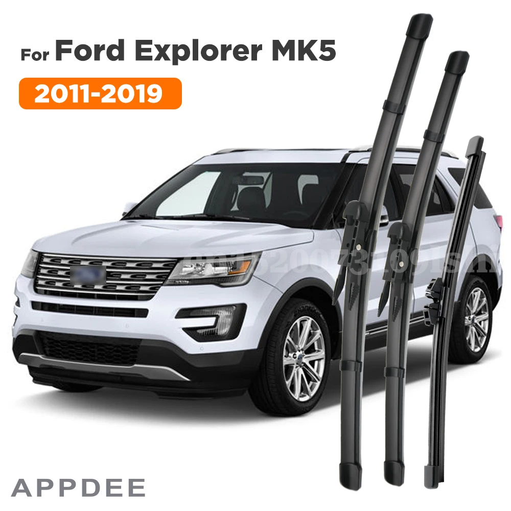 

APPDEE комплект щеток стеклоочистителя переднего и заднего стеклоочистителя для Ford Explorer 2011-2019 2018 2017, лобовое стекло пятого поколения 26 "22" 11 "