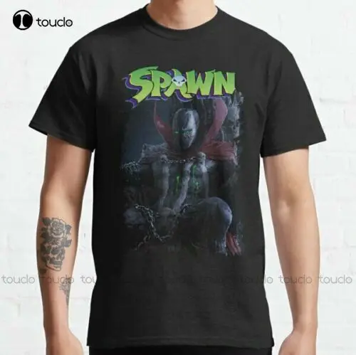 

New Spawn Classic Black T-Shirt Unisex Men Women Cotton Tee Shirt S-5Xl