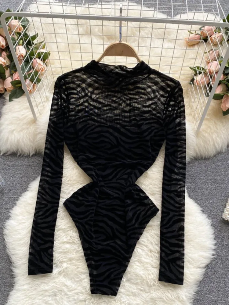 

Весенняя женская новая сексуальная футболка с длинным рукавом, боди, женское эластичное облегающее боди, обтягивающее боди, клубная одежда