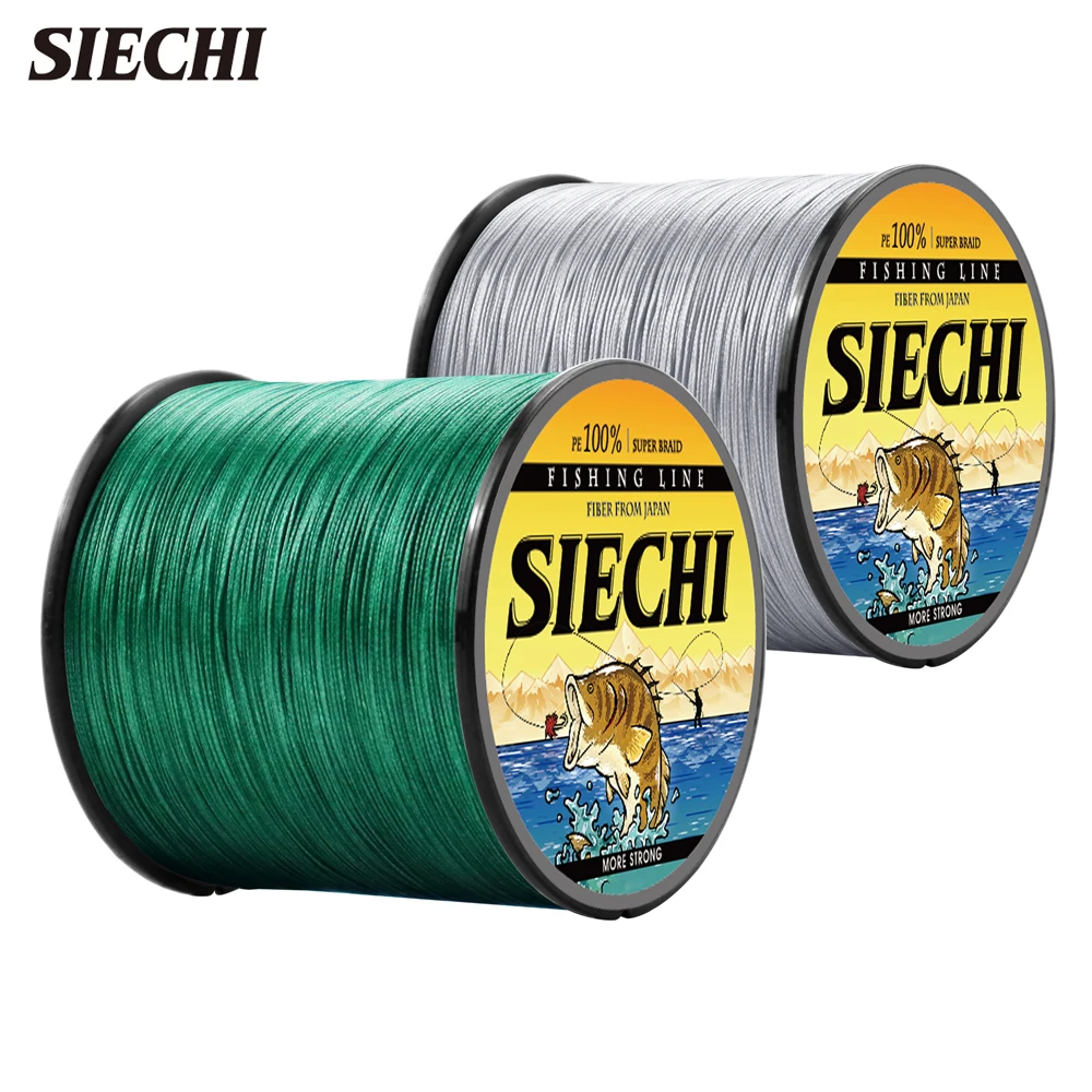 

SIECHI 8 Strands 4 Strands 500M PE Braided Multifilament Fishing Line Japan Multicolour Fishing Weave Extreme Super Strong