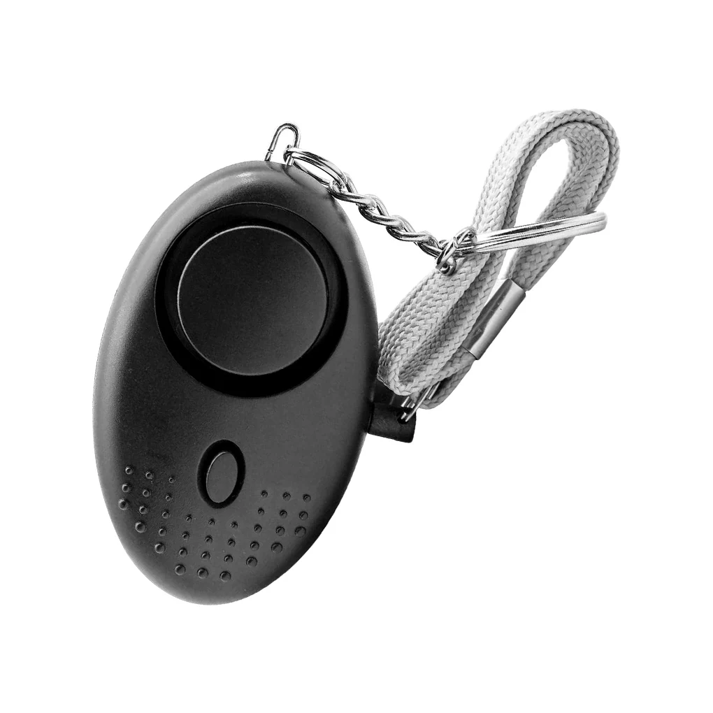 

1/2/3/5 Alarm Keychain Safety Personal Keyring Emergency Pocket Warning Sound Night Hiking Equipment for Elderly Black