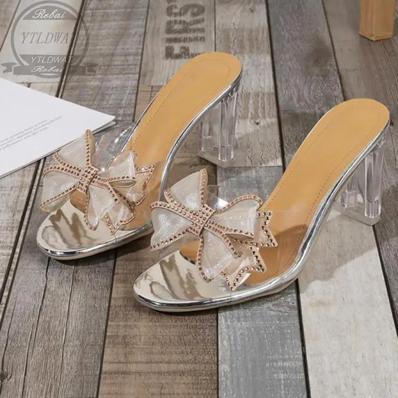 2022 Brand Design Women Elegant Square Sandaly Toe Thin High Heels 8.5CM Summer Outdoor Beach Shoes Gladiator Ladies Sandals