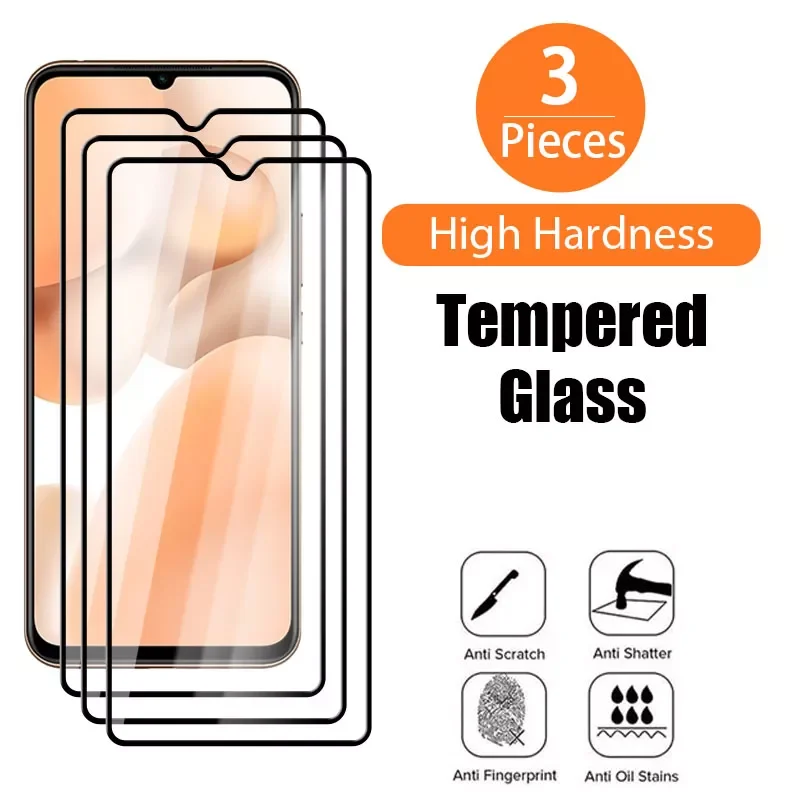 

3PC Tempered Glass For Xiaomi Mi 11 9 10 Lite 9T 10T 11T Pro A1 A2 A3 Screen Protector Glass For Xiaomi Poco X3 NFC X2 M2 Pro M3