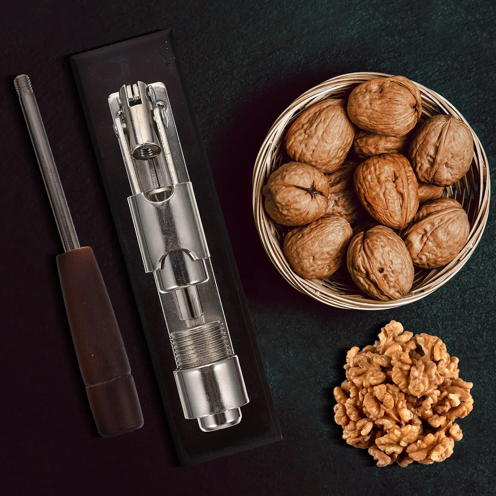 Щелкунчик трещина миндаль щипцы орех фундук пекан сверхмощный крекер для