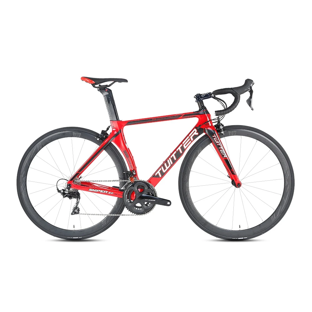 TWITTER Special T800Carbon Fiber Road Bike R2000-16S C Brake700C Race Road Bike Gravel Bike bicicleta carbon road bike complete images - 6