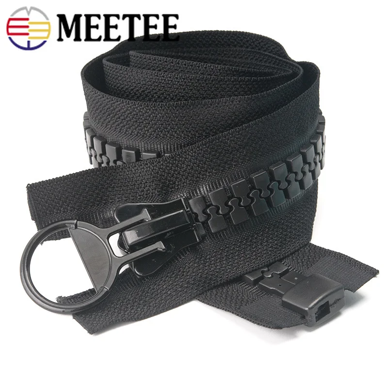 

60-500cm 20# Extra Large Resin Zippers Open-end Down Jacket Zipper Tent Long Zipper Sewing Garment Bags Repair Kit Accessories