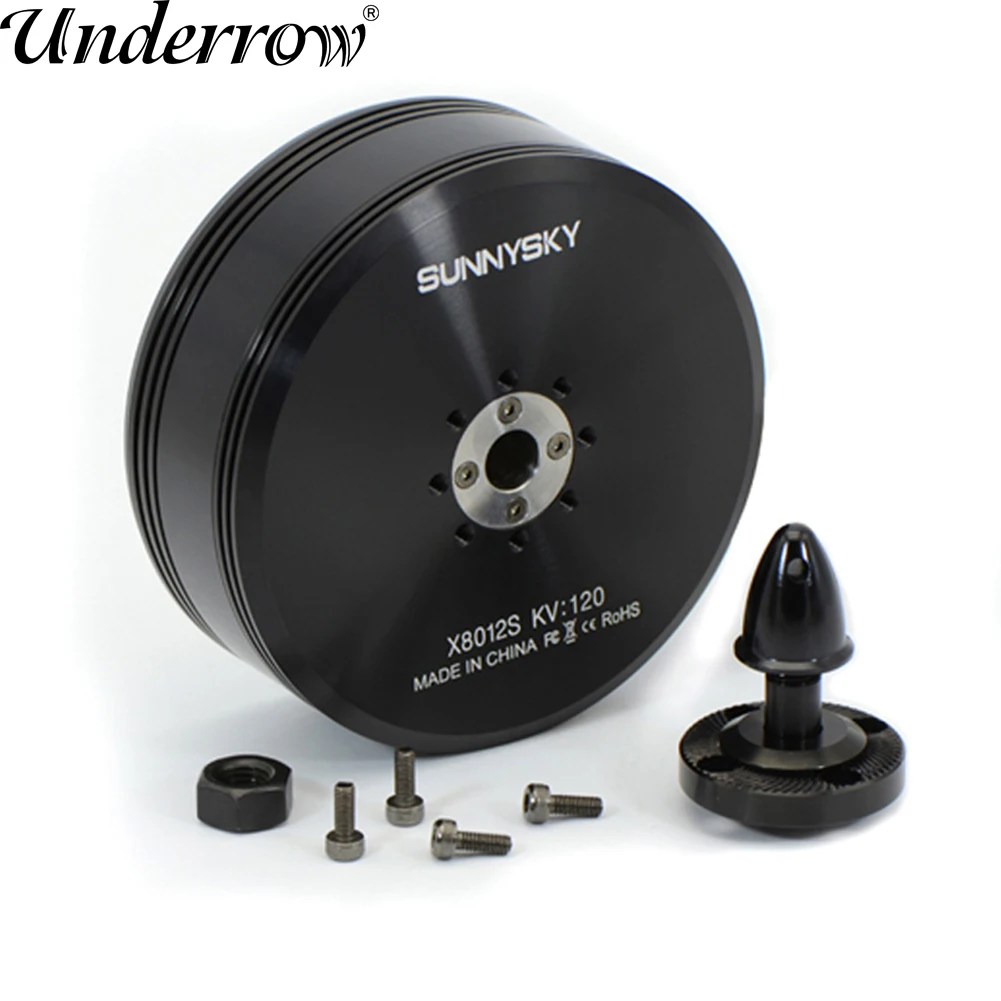 SunnySky X8012S KV150 бесщеточный двигатель XS-Series с аксессуарами 12S 2800 Вт для радиоуправляемого мультикоптера UAV самолета