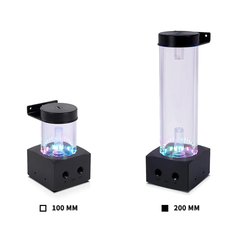 

Трубчатый резервуар Alphacool Core 100 Aurora, совместимый с насосами D5/VPP, верхний расширительный резервуар для водяного охлаждения, G1/4"