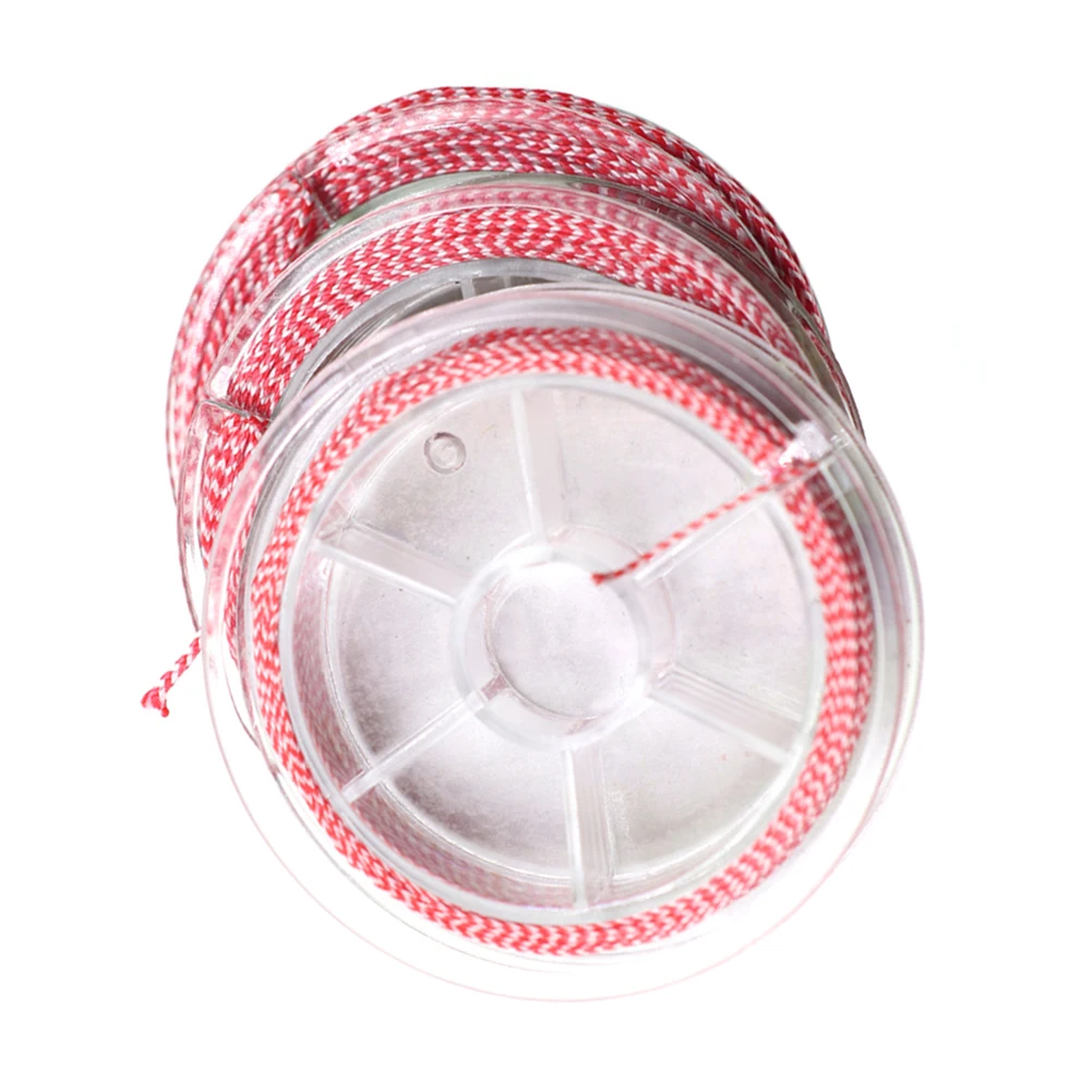 10M Восьмижильная плетеная леска с помощью крючка для рыбной ловли, троллинг, приманка для джиггинга на морской воде.