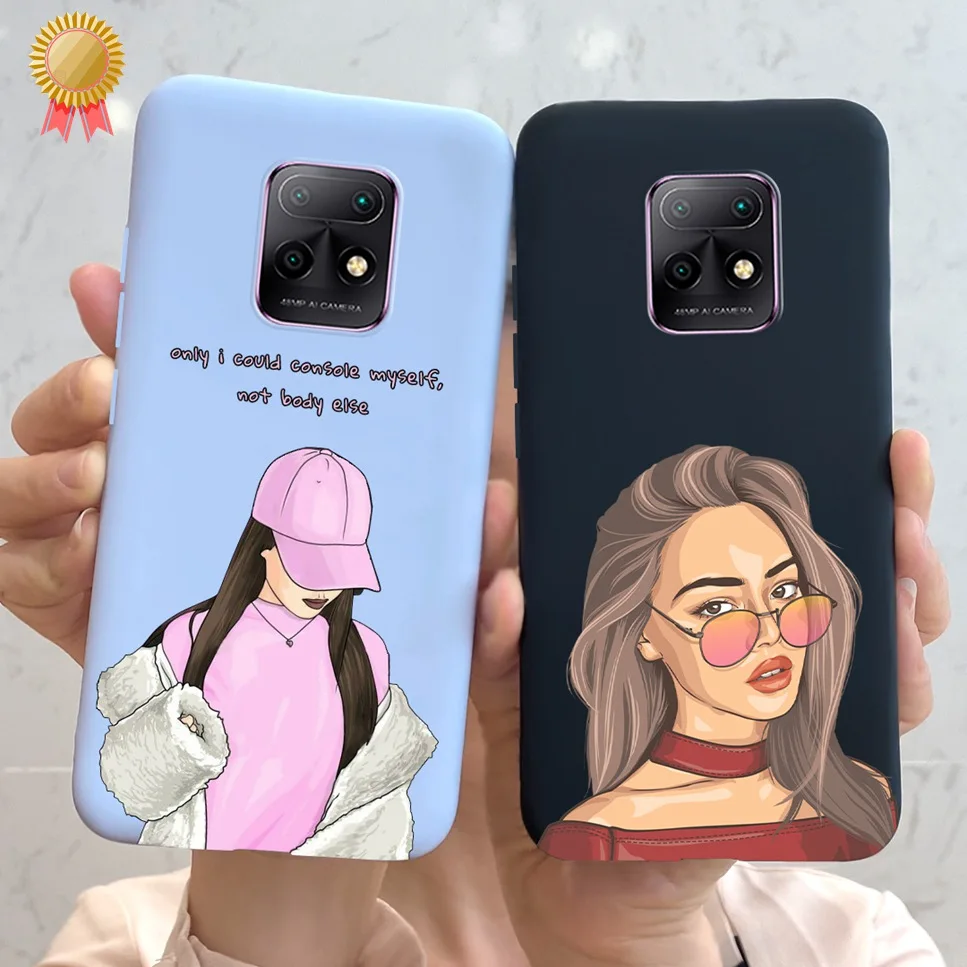 

Чехол для Xiaomi Redmi 10X, чехол для телефона Redmi10X, мультяшный бампер, задняя Противоударная задняя панель из мягкого ТПУ для Redmi 10X