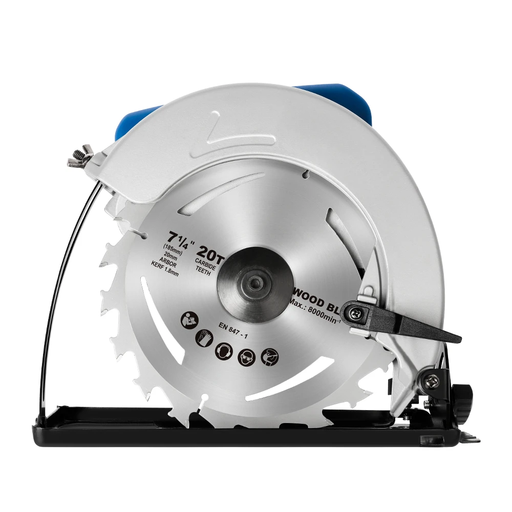 LUXTER 1200 Вт 185 мм 7-дюймовая электрическая циркулярная пила для резки древесины