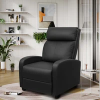 recliner chair with padd foot pad home theater seating pu leather modern living room furniture cushion sofa adjustable backrest