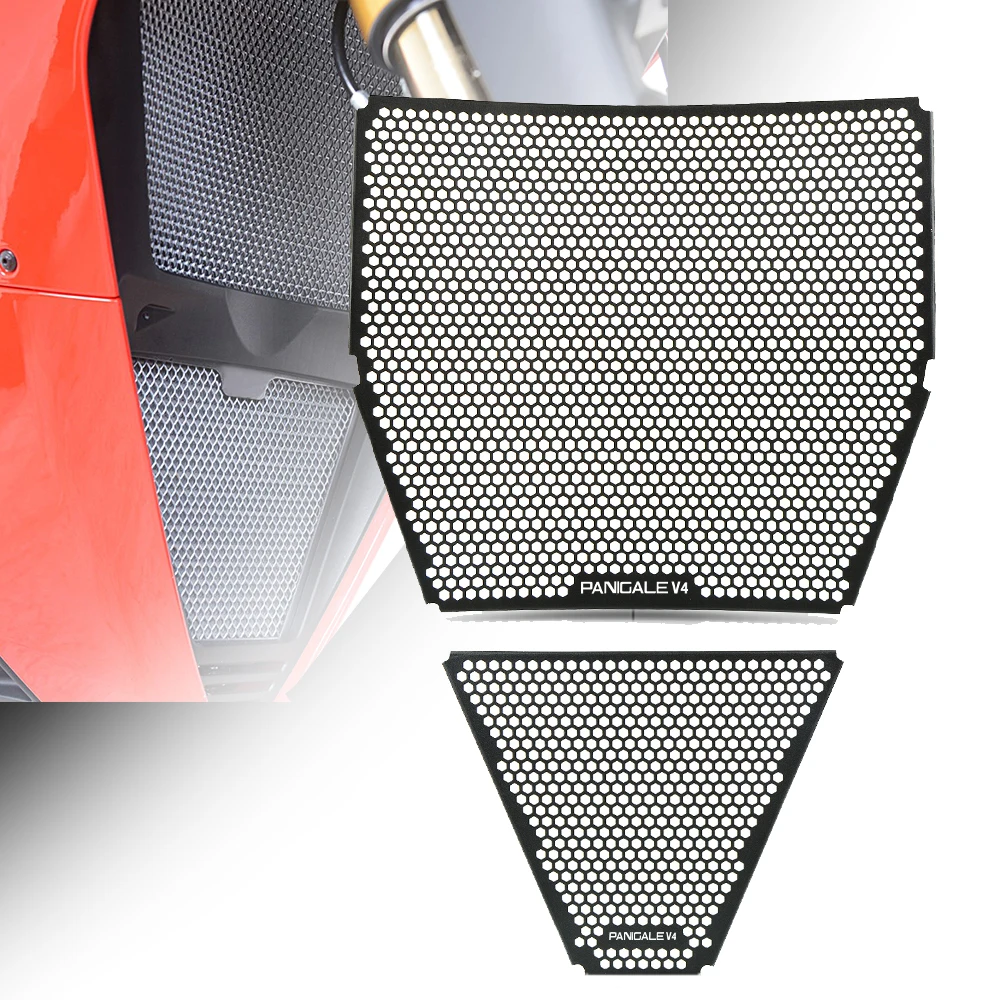 

Motorcycle Accessories Radiator Grille Guard Cover Protector S Panigale V4 R V4R V4S 2018 2019 2020 2021 For Ducati Panigale V4