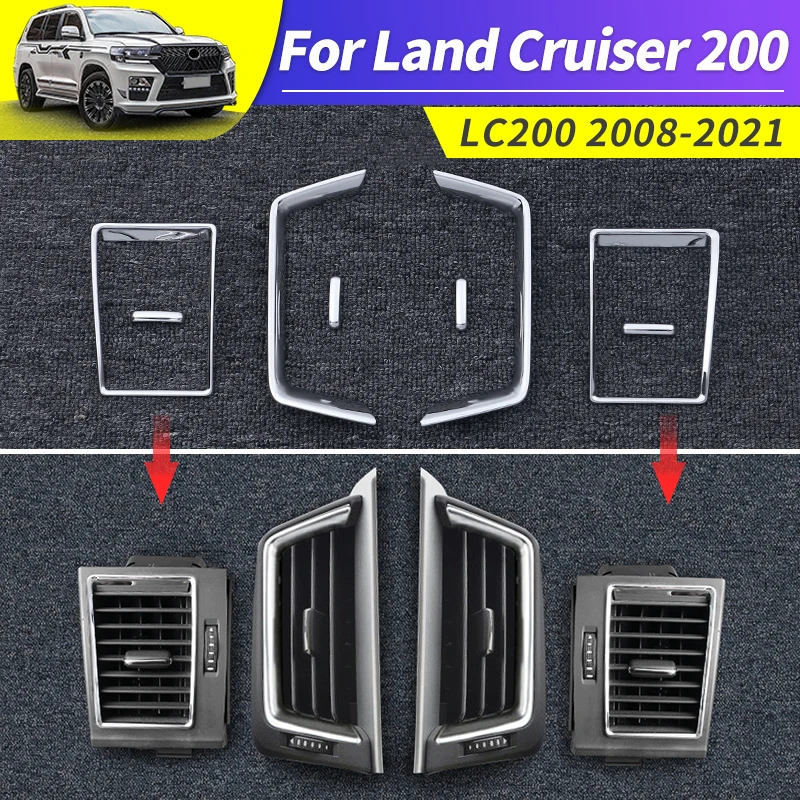 

2008-2021 For Toyota Land Cruiser 200 LC200 Air Conditioning Air Outlet Decoration Sequins Interior Decoration Modification
