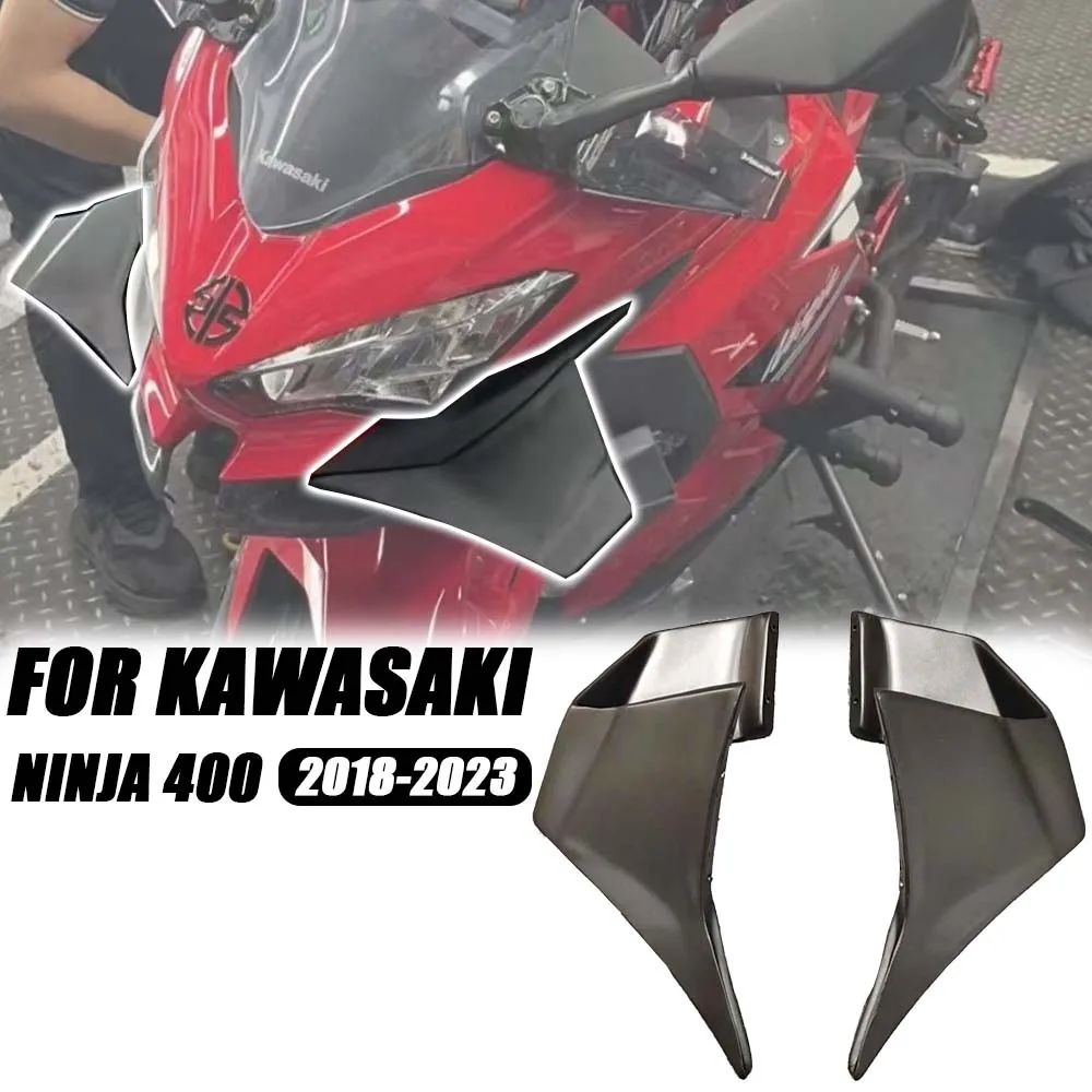 

2023 NINJA 400 WINGLETKIT For KAWASAKI NINJA400 EX400 2018 2019 2020 2021 2022 Motorcycle accessories Fixed wing Fixed Winglet