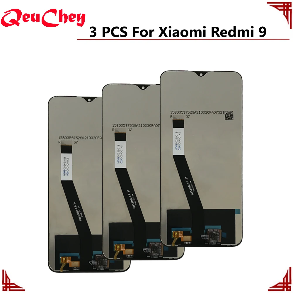 3 шт. Оригинальный ЖК-дисплей для Xiaomi Redmi 9 многофункциональный сенсорный экран