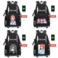 new the quintessential quintuplets cartoon backpack women girls schoolbag shoulders travel bags outdoor backpack
