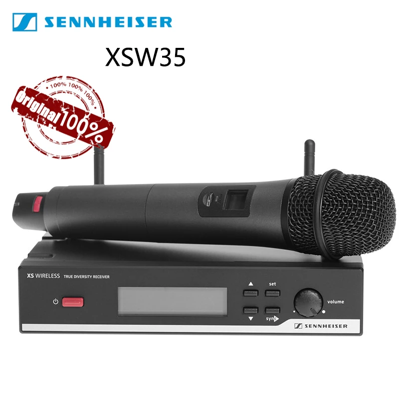 Новинка 2023, беспроводной микрофон SENNHEISER XSW35 с движущейся катушкой, набор микрофонов для конференц-мероприятий, Домашнего Караоке, студийного микрофона