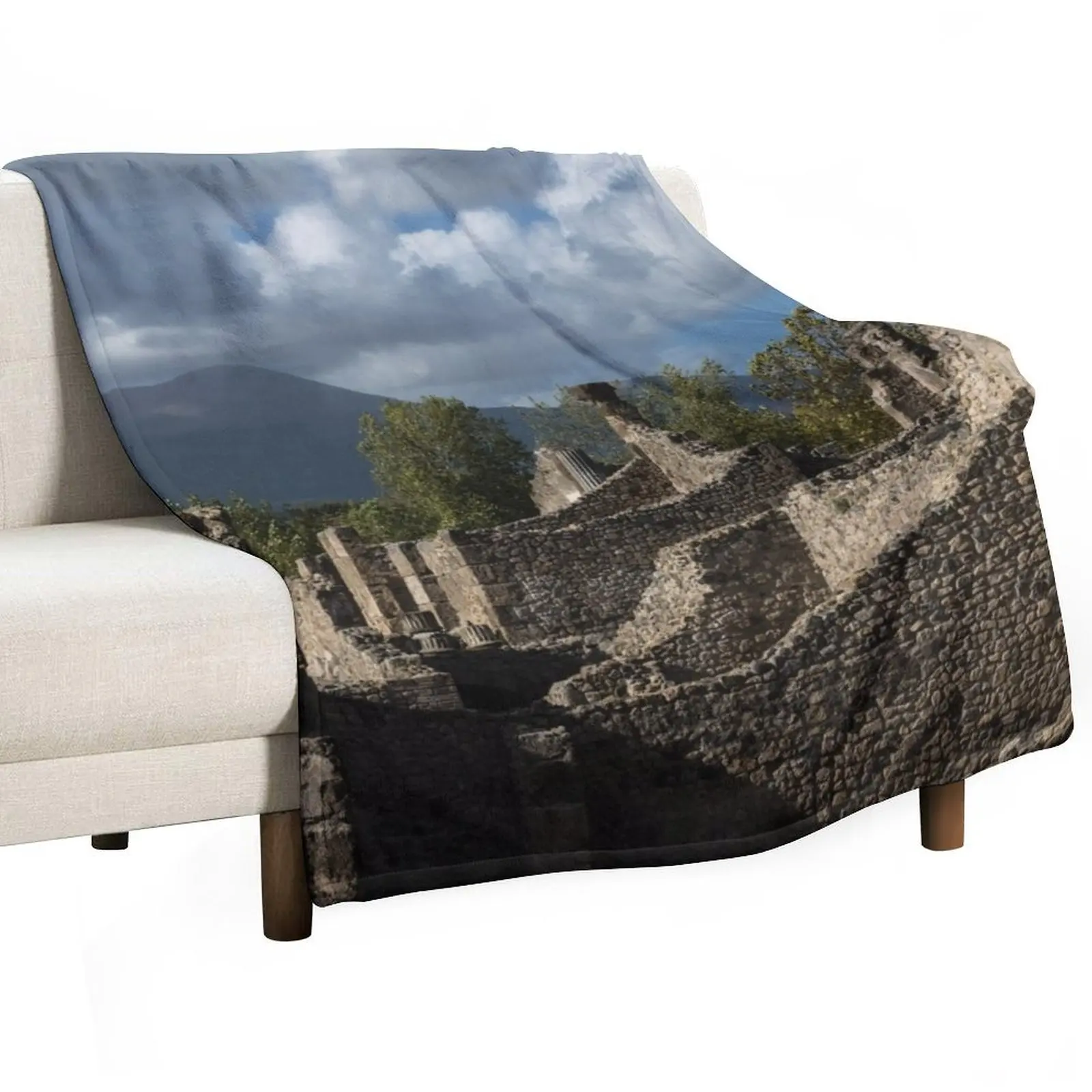 Роскошное декоративное одеяло для пикника крепление везувиуса вулкана