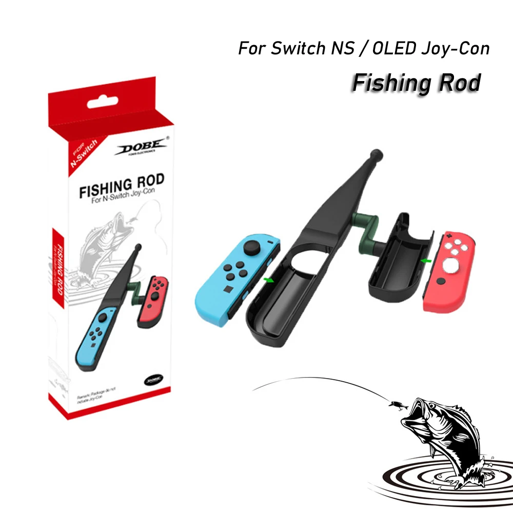 

Fishing Rod For NS Joy-con Controller Grip Switch/Switch Oled Gamepad Somatosensory Accessories Gift For Kids