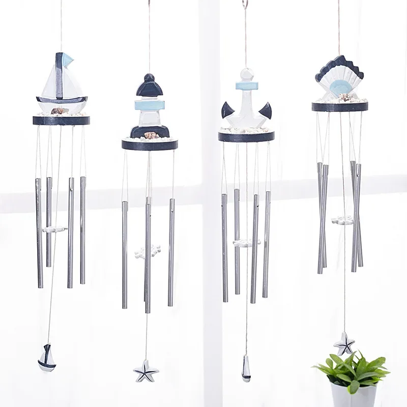 Средиземноморский стиль пляжный деревянный колокольчик кулон в форме