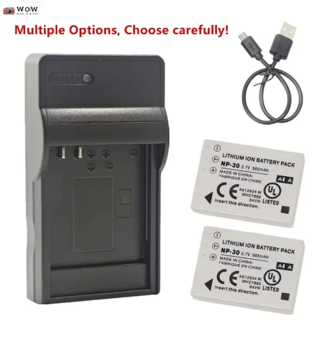 Аккумулятор или зарядное устройство NP-30 для Fujifilm FinePix F440 F450