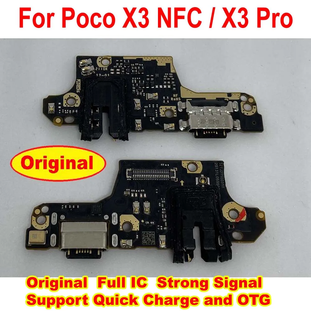 

Оригинальный Новый зарядный порт PCB USB зарядная плата док-станция микрофон гибкий кабель для Xiaomi Mi Poco X3 NFC / X3 Pro подборная плата