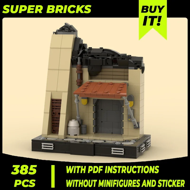 Звездная модель фильма Moc строительные кирпичи UCS Land Planet Nevaro диорама