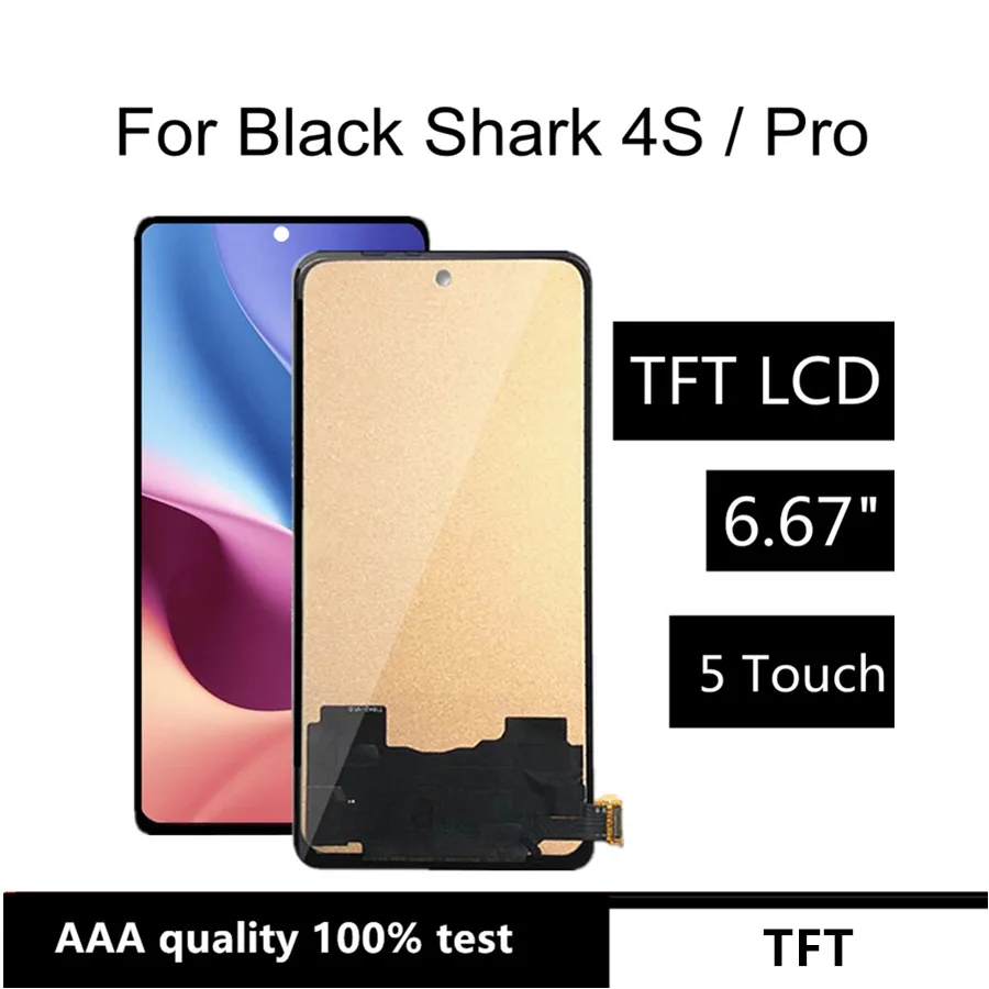 

6.67" TFT LCD For Xiaomi Black Shark 4S Pro LCD Display Touch Screen Digitizer For Black Shark 4S LCD Display