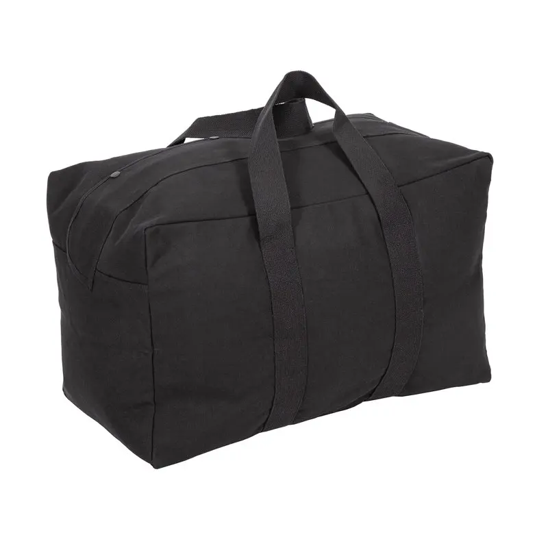 

Hot Sale Black Parachute Cargo Bag, Ideal for Travel, Outdoor, Gym and Camping Adventuring - Perfect Quality, Supreme Durability