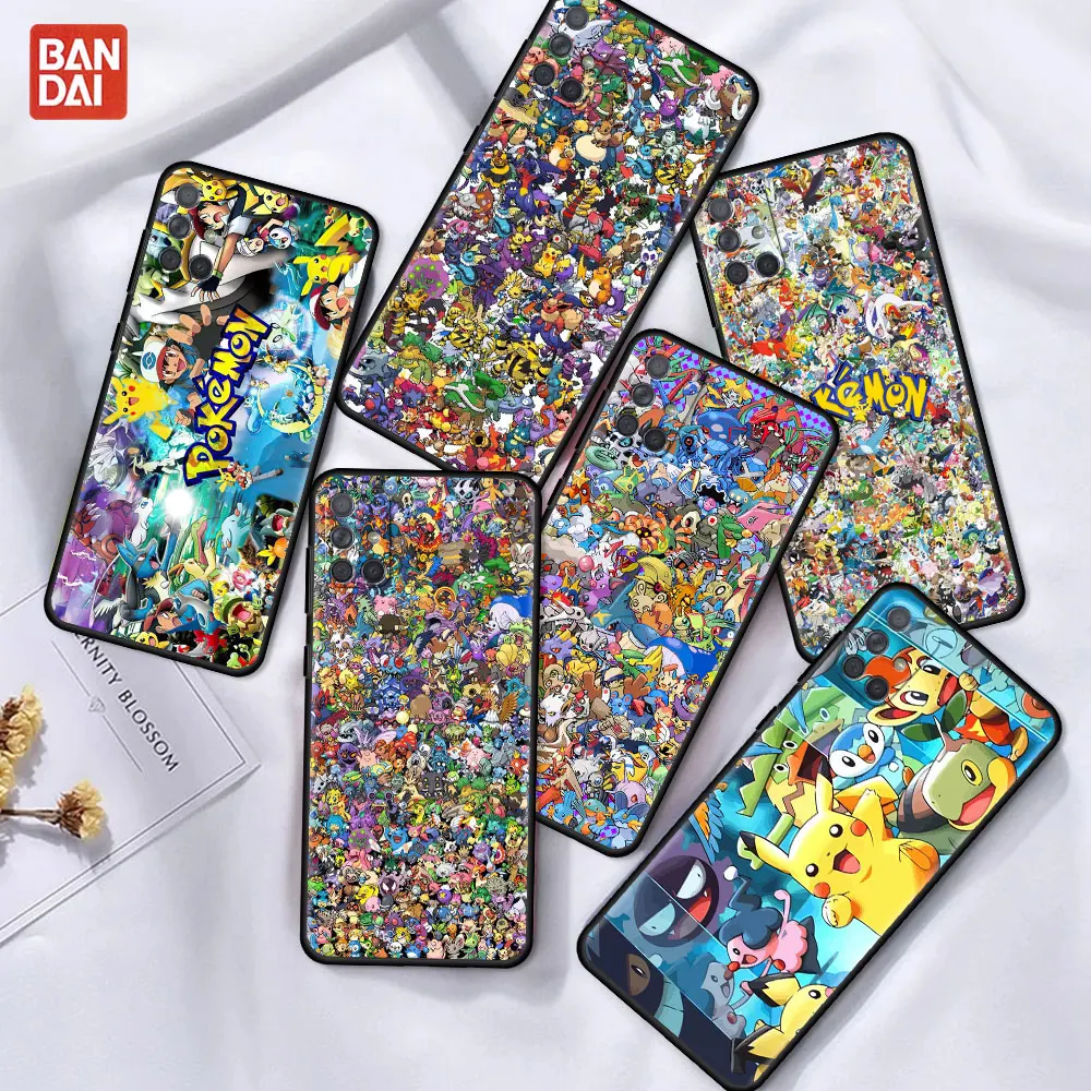 

Pokemon Japan Ocket-Monster Funda Case For Samsung Galaxy A12 A52 A51 A32 A21s A71 A02s A31 A72 A22 5G A11 Black TPU Phone Tampa