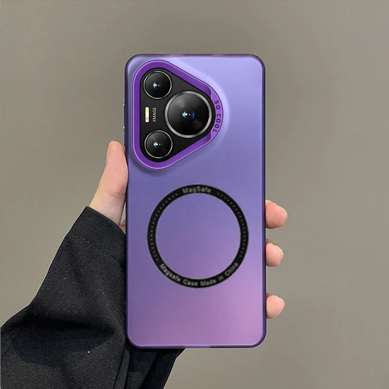 Чехол для Huawei Pura 70 Ultra mate Magic 7 P60 P50 P40 P30 Pro матовый противоударный чехол магнитного
