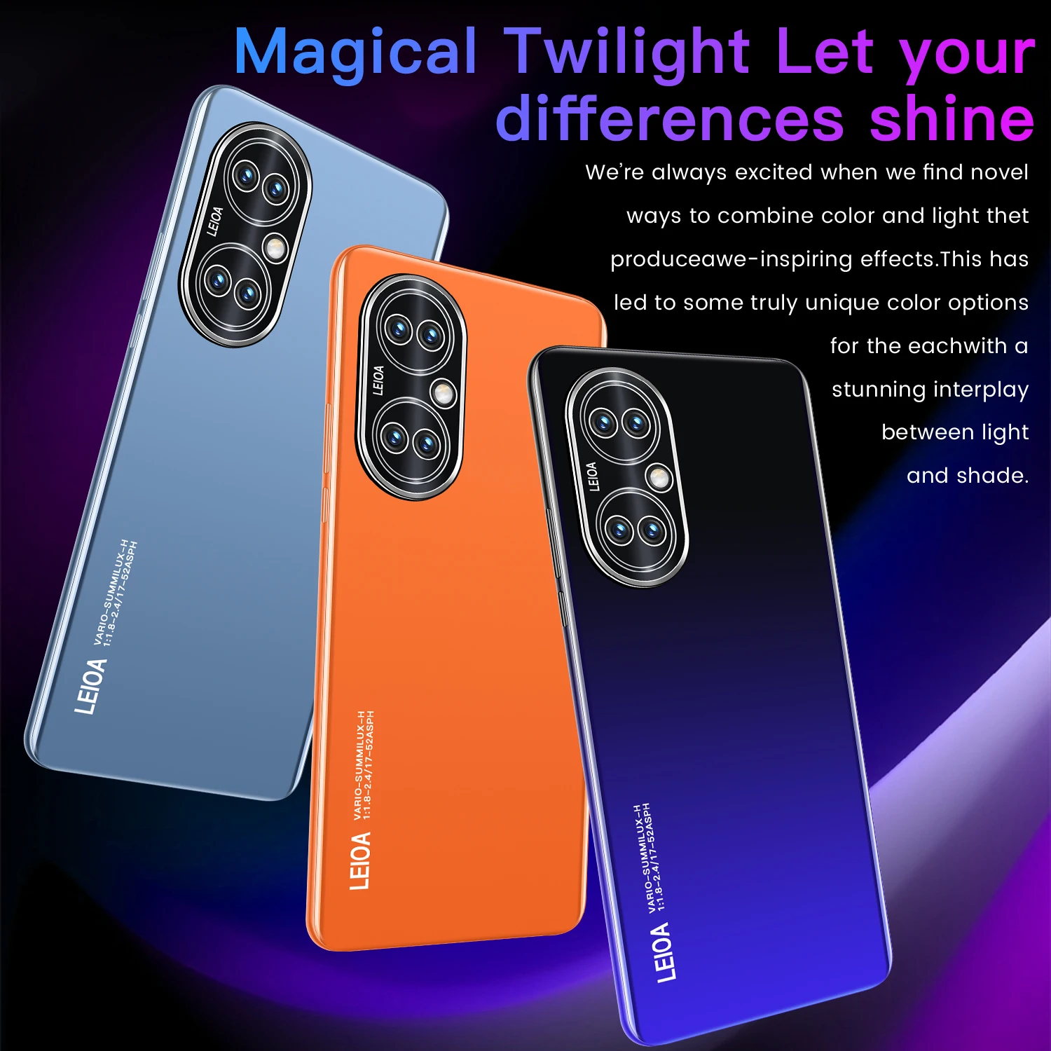 p50 pro global version smartphone android 10 0 mobile phones 6gb 128gb phone 6 1 inch 4g 5g dual card cell phone smart phone free global shipping