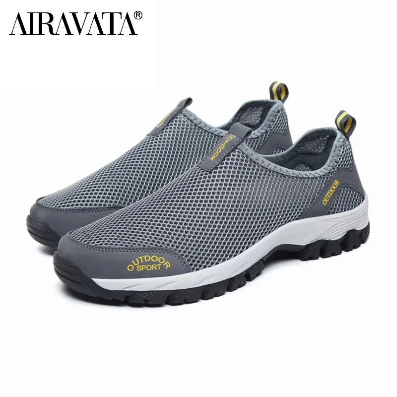 Mesh Men Casual Shoes Outdoor Water Sneakers Men Trainers Non-slip Climbing Hiking Shoes Breathable Men's Treking Shoe
