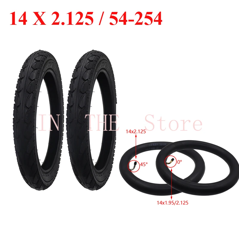 

14 X 2.125 / 54-254 tyre inner tube fits Many Gas Electric Scooters and e-Bike 14*2.125 tire 14x2.125