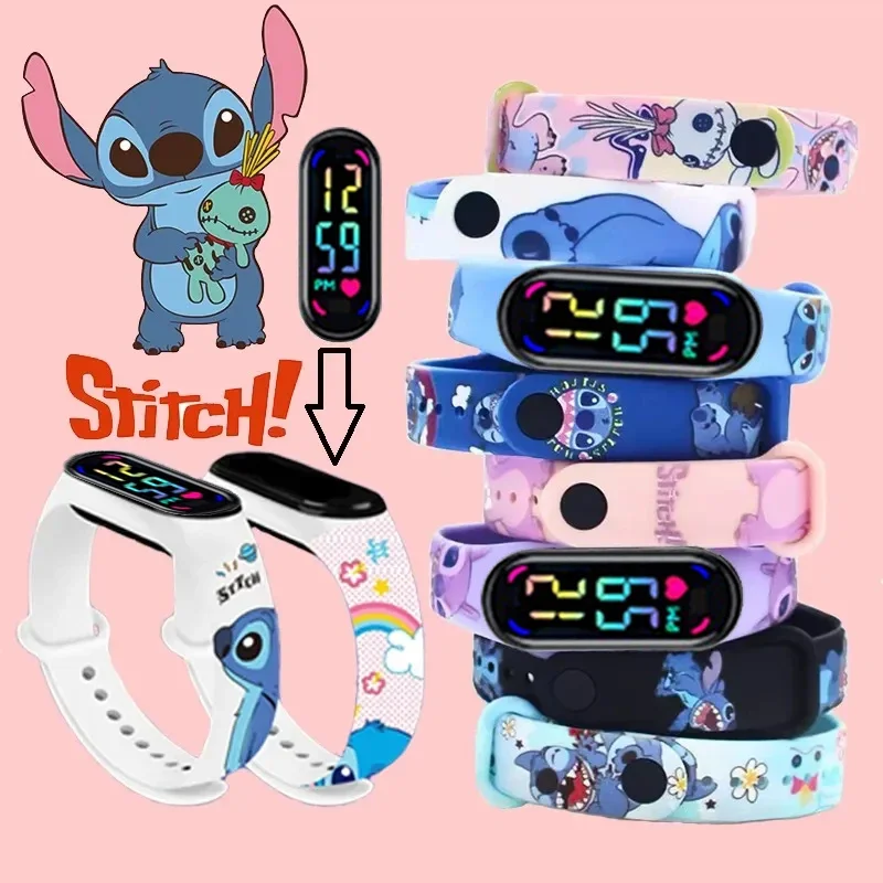 Цифровые детские часы Disney Stitch